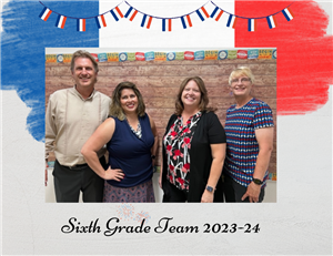 Sixth Grade Team 2023-24